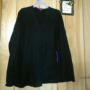 Nwts Gloria Vanderbilt button down shirt